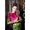 платье из бархата из коллекции "сакура в цвету"