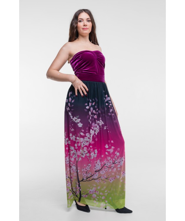 Юбка из сетки с сакурой из новой коллекции "Сакура в цвету"